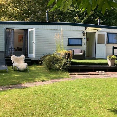 Charmant Chalet Op Een Bospark Op De Veluwe Putten Exterior foto