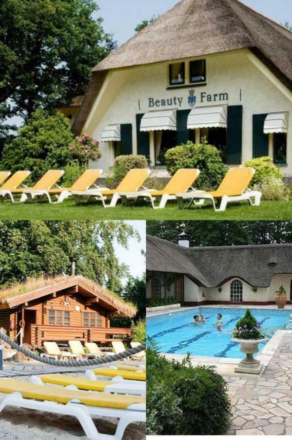 Charmant Chalet Op Een Bospark Op De Veluwe Putten Exterior foto